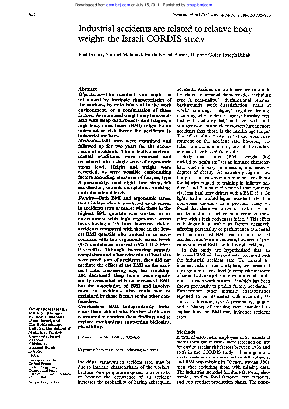 Industrial accidents essay image