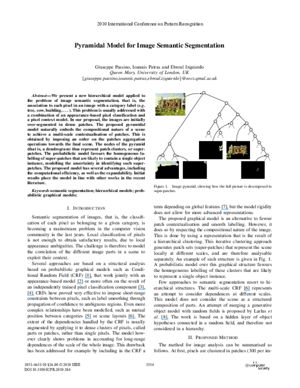 (PDF) Pyramidal Model for Image Semantic Segmentation