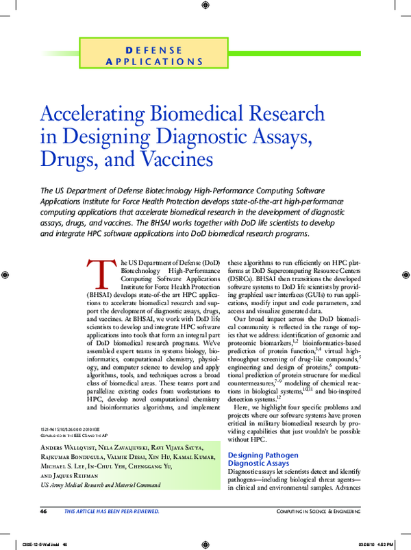 (PDF) Accelerating Biomedical Research in Designing Diagnostic Assays ...