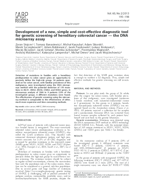 (PDF) Development of a new, simple and cost-effective diagnostic tool ...