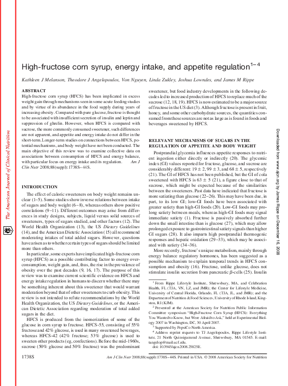 Sucrose vs high fructose corn syrup picture
