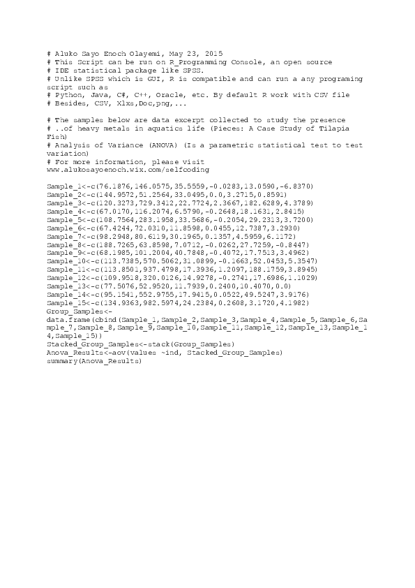 How to interpret variance image