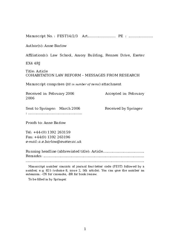 Cohabitation reform essay 08 picture