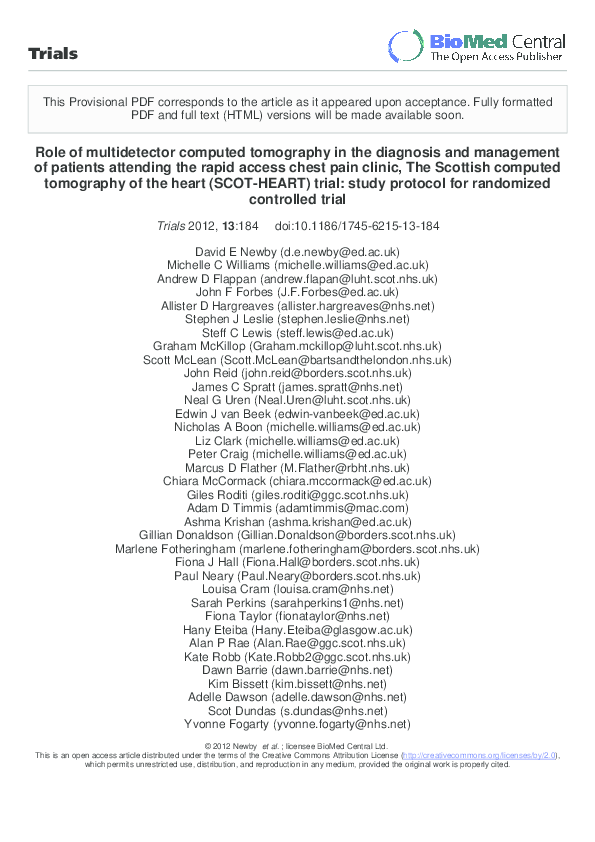 (PDF) Role of multidetector computed tomography in the diagnosis and ...
