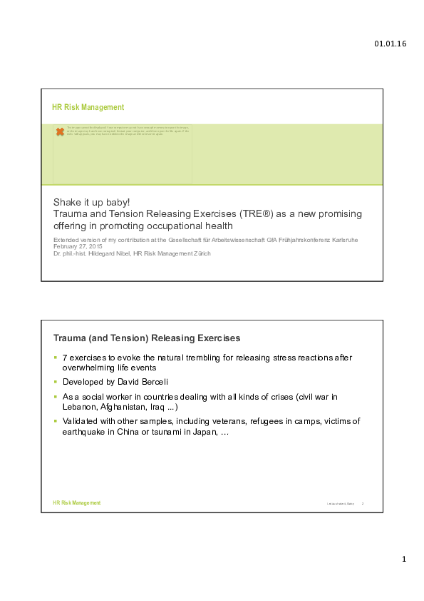 (PDF) Let us shake it up, baby Hildegard Nibel Academia.edu