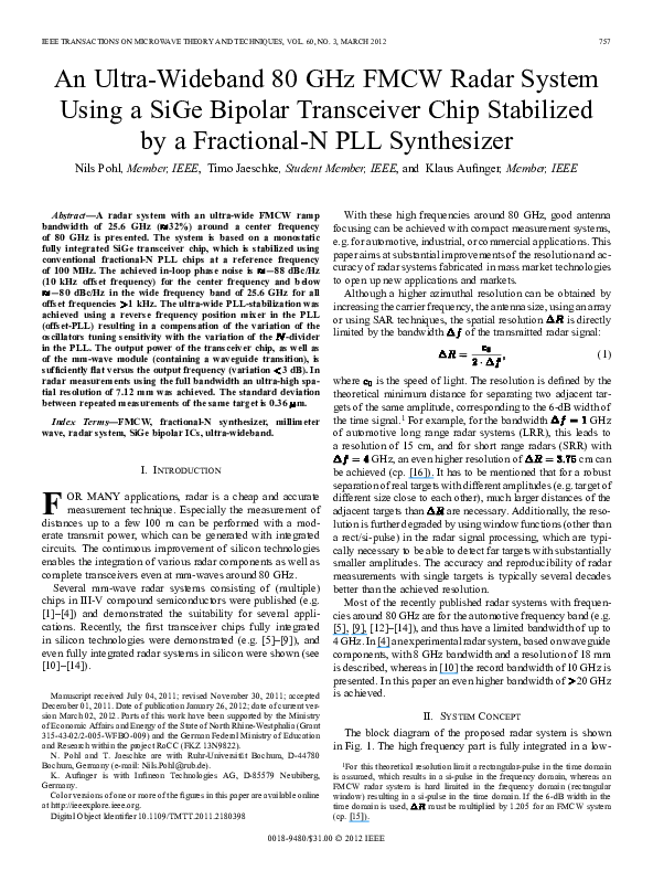 Automotive fmcw radar development and verification methods picture