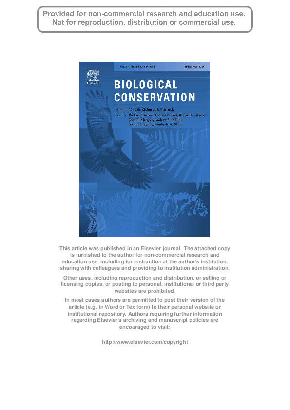 (PDF) AVIAN BIODIVERSITY AND REDUCED IMPACT LOGGING Adam Felton