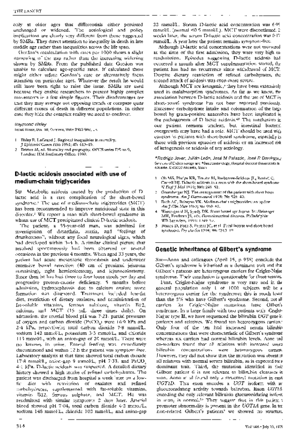 (PDF) inheritance of Gilbert's syndrome Piter Bosma
