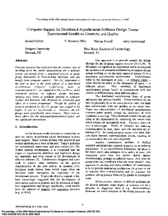 (PDF) Computer support for distributed asynchronous software design ...
