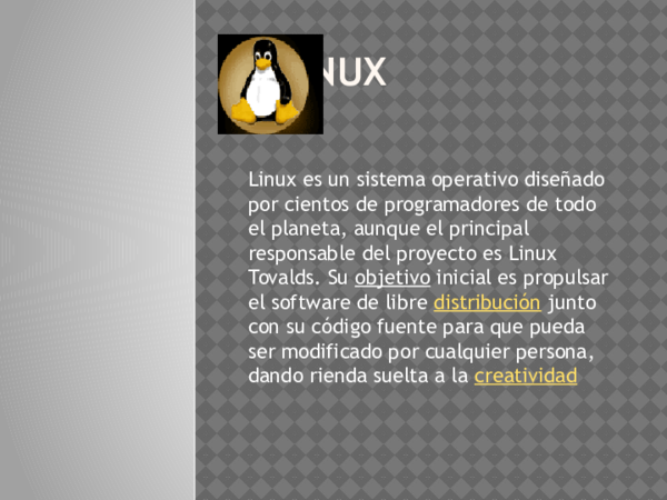 (PPT) Diapositiva Linux