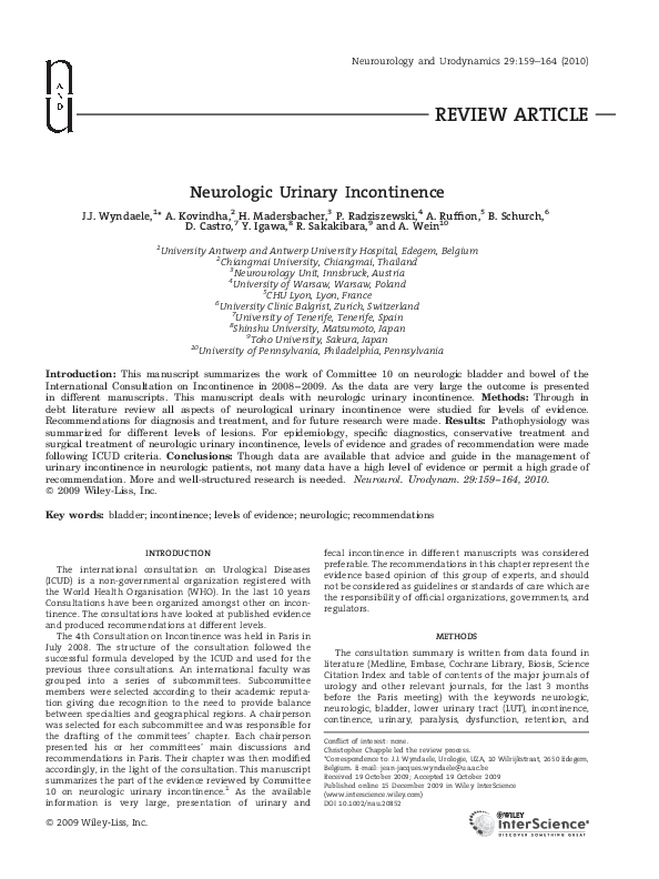 Urinary incontinence essay 08 picture