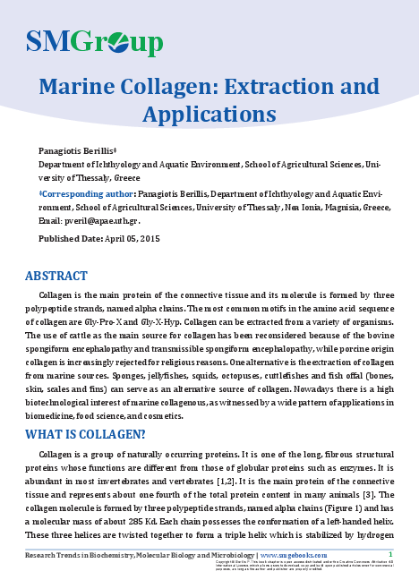 (PDF) Marine Collagen: Extraction and Applications
