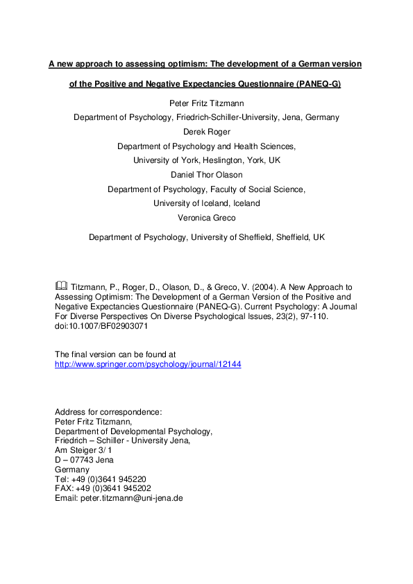 Download Var ist ein pessimist For Free