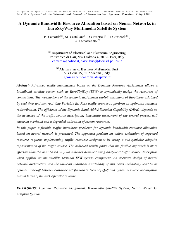 (PDF) A dynamic bandwidth resource allocation based on neural networks ...
