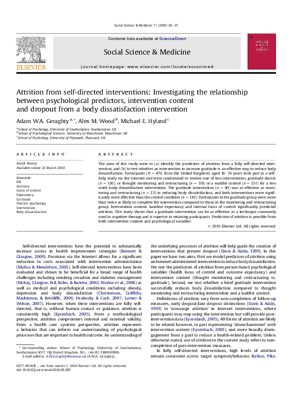 Intervention program for dropouts picture