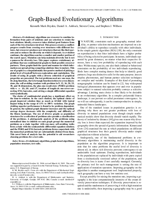 (PDF) Graph-based evolutionary algorithms