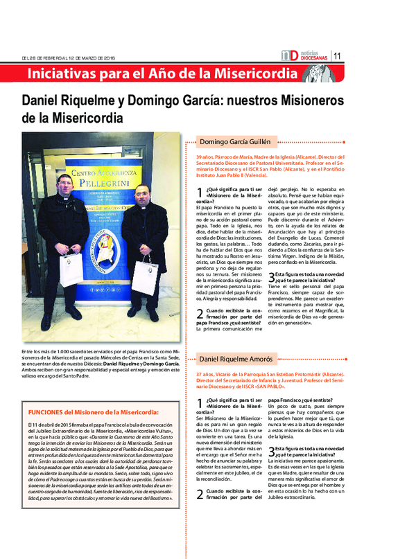 (PDF) Daniel Riquelme y Domingo García: nuestros Misioneros de la ...