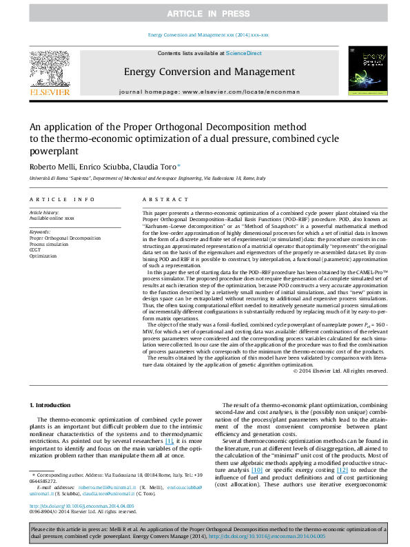 (PDF) Application of the proper orthogonal decomposition for linear and ...