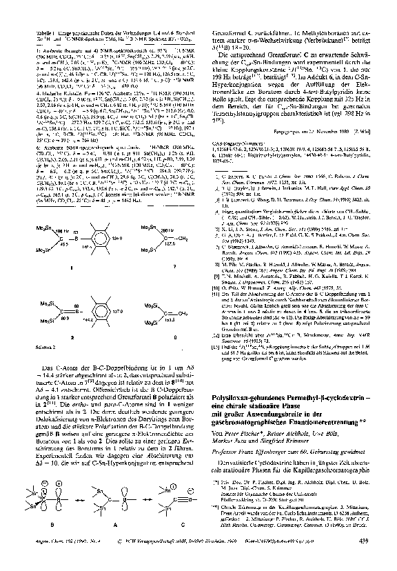 (PDF) Polysiloxan-gebundenes Permethyl-β-cyclodextrin – eine chirale ...