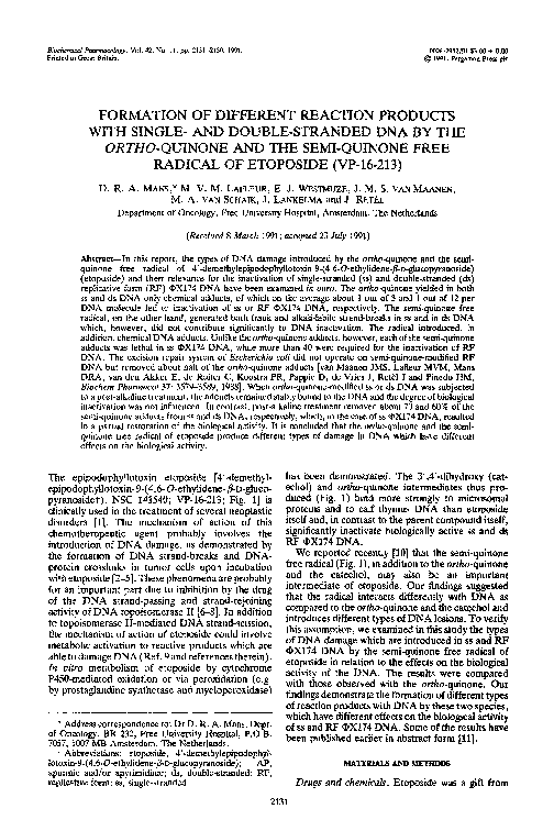 (PDF) Formation of different reaction products with single and double