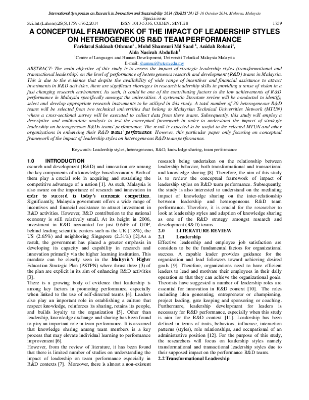 Essay about the effect of dominating leaders on team performance picture