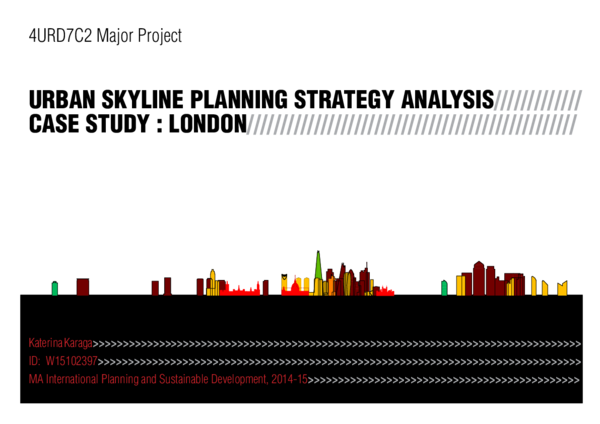 Pdf Urban Skyline Planning Strategy Analysis Case Study London