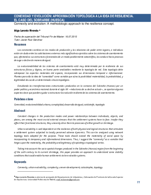  PDF CONEXIDAD Y EVOLUCI N APROXIMACI N TOPOL GICA A LA IDEA DE 