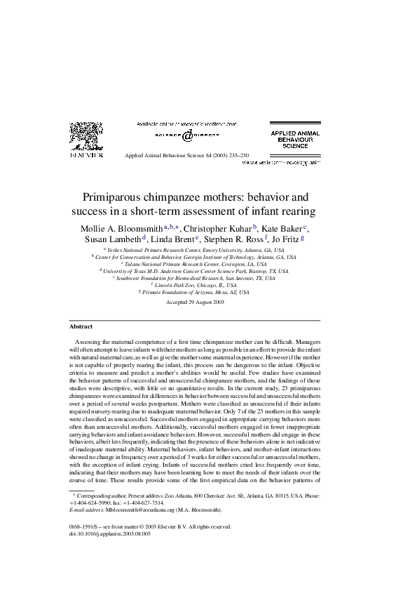 Chimpanzee instincts picture