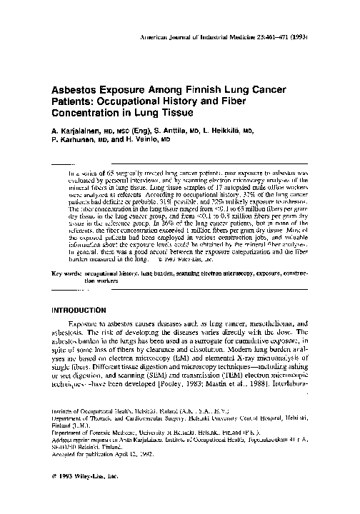 Asbestos formula picture