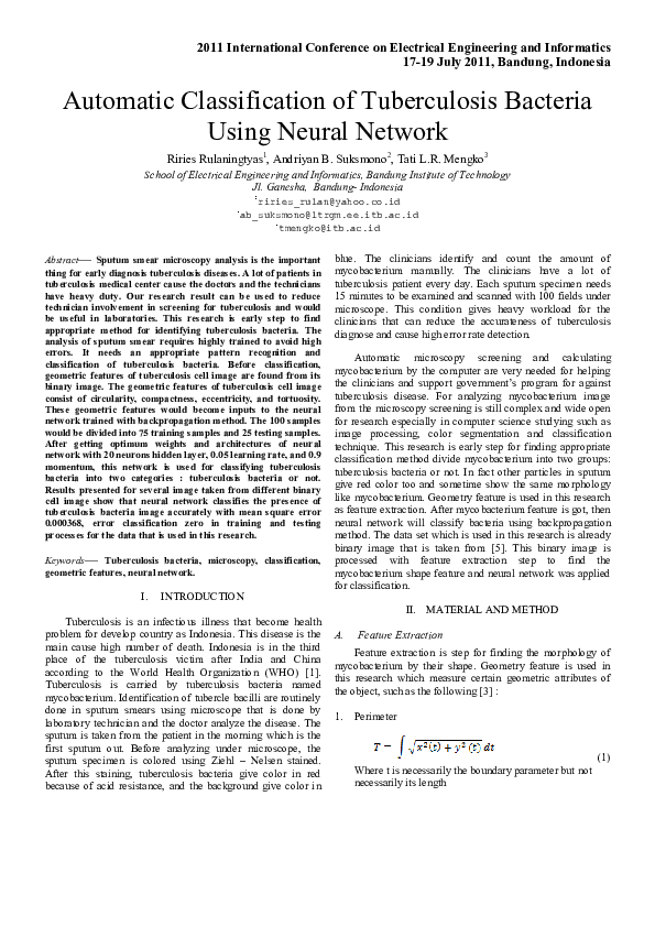 Tuberculosis essay pdf image