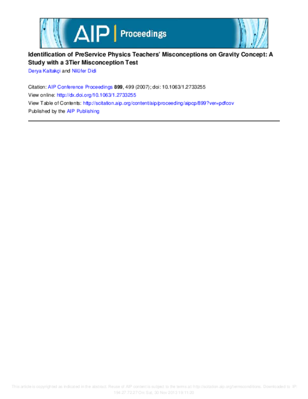 Misconceptions in physics pdf picture