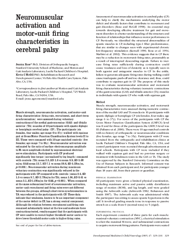 (PDF) Neuromuscular activation and motor-unit firing characteristics in ...