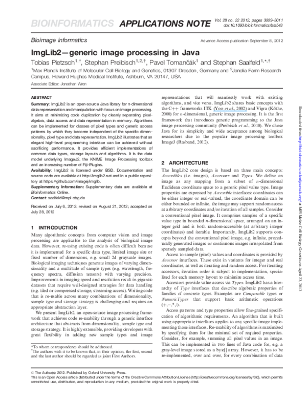 (PDF) ImgLib2--generic image processing in Java | Tobias Pietzsch ...