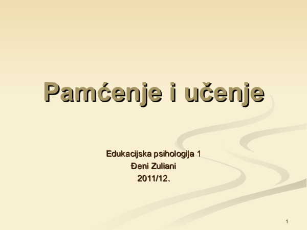 lažno učenje ang dating daan