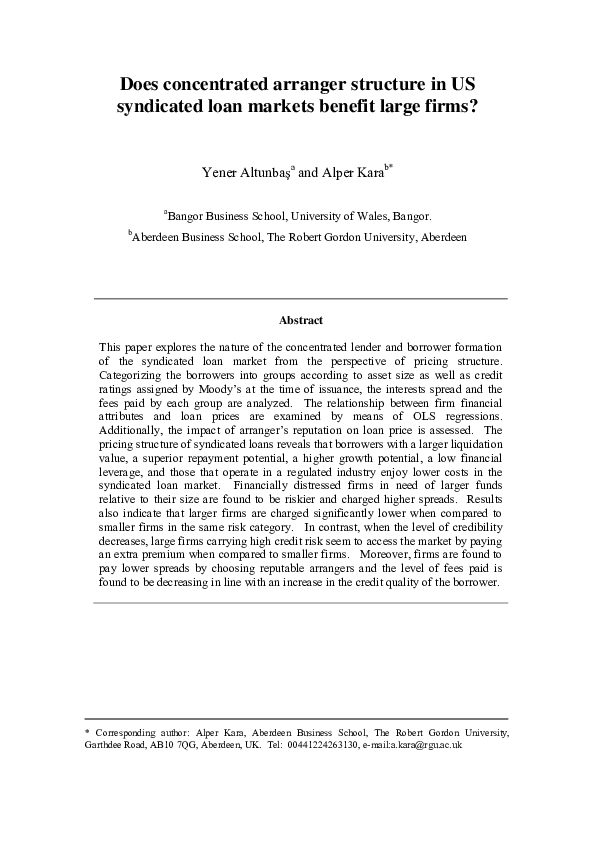 Syndicated lending essay 07 picture