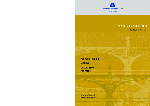 (PDF) The bank lending channel: lessons from the crisis