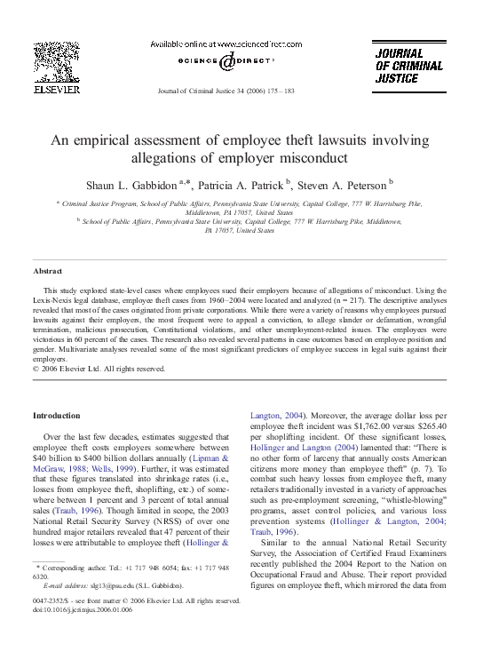 Employee theft in the workplace pdf picture