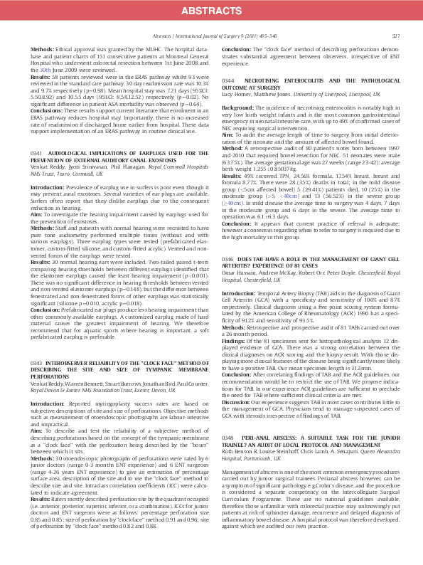 (PDF) Interobserver reliability of the 