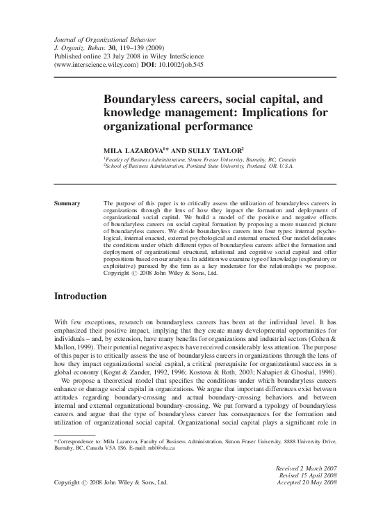 Boundaryless organization: structure image