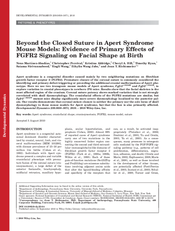 Apert syndrome lifespan picture