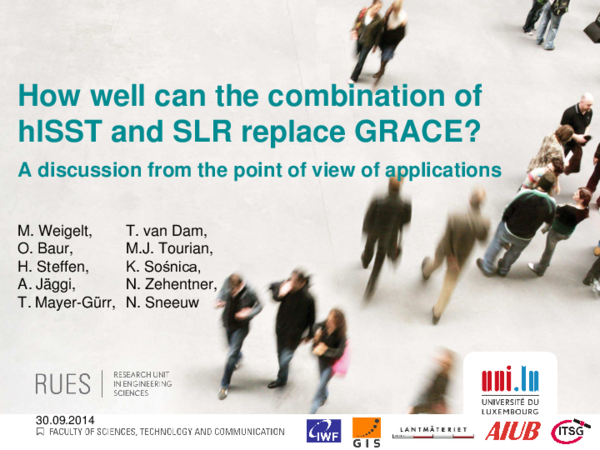 (PDF) How well can the combination hlSST and SLR replace GRACE? A ...