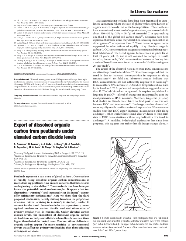  pdf export of dissolved organic carbon from peatlands under elevated