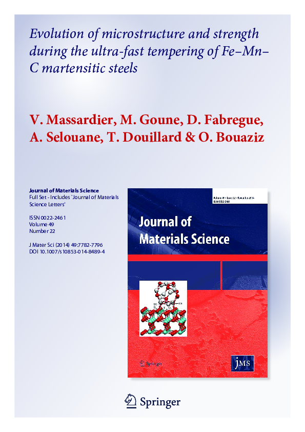 (PDF) Evolution of microstructure and strength during the ultra-fast ...