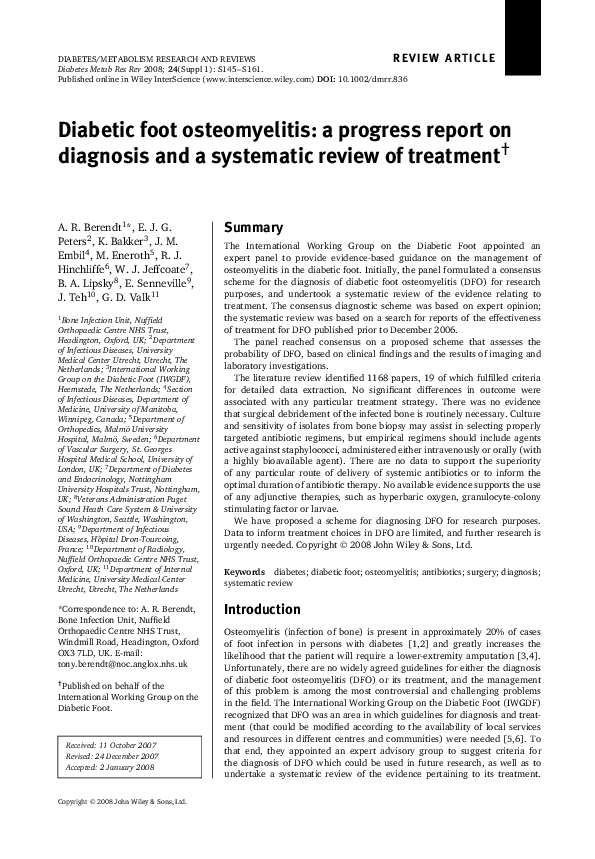 Chronic osteomyelitis picture