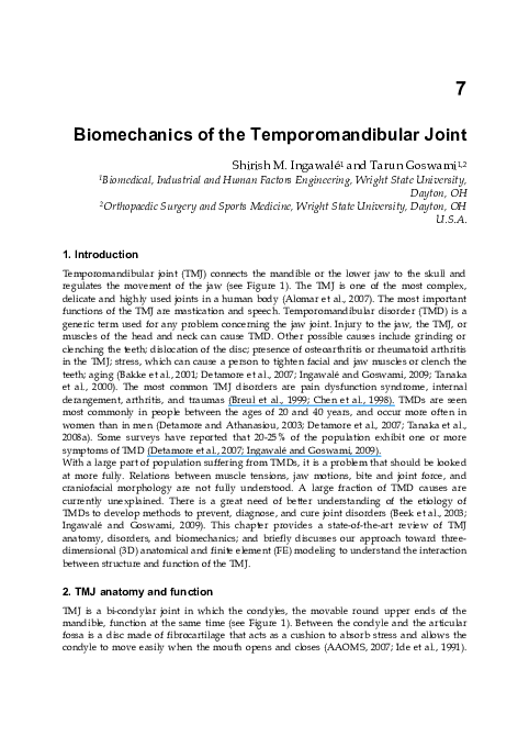Tmj disorders ppt image