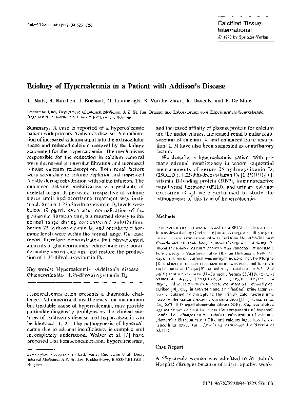 Addison disease fight or flight picture