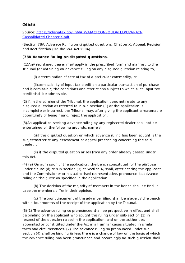 (DOC) Advance Tax Ruling for states