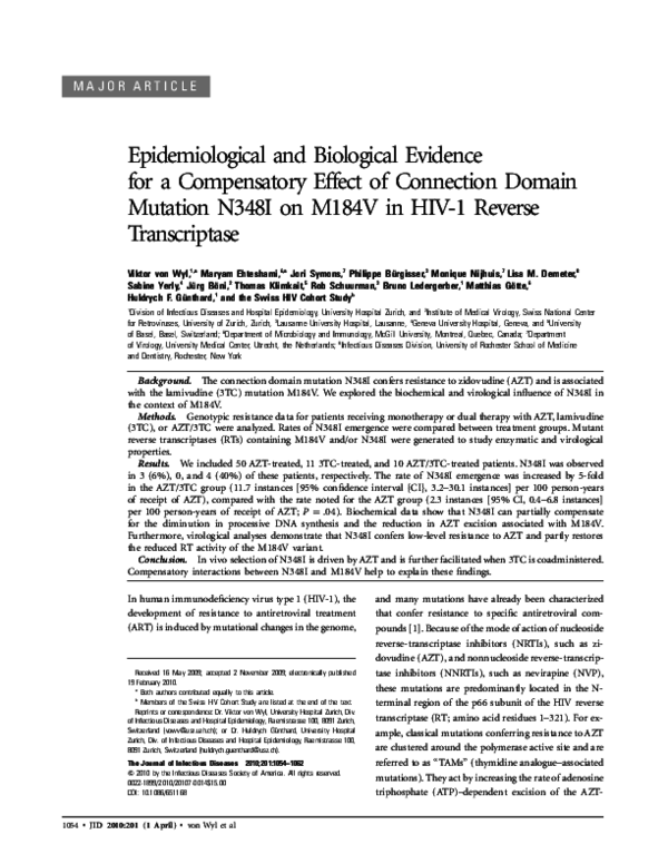 (PDF) Epidemiological and biological evidence for a compensatory effect ...