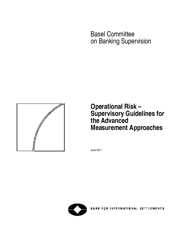 (PDF) Basel Committee on Banking Supervision Operational Risk