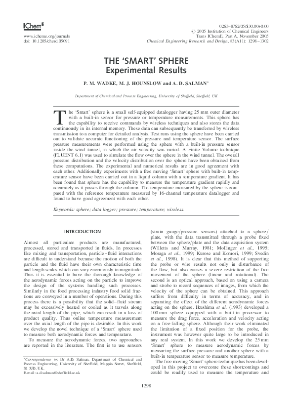 (PDF) The ‘Smart’ Sphere